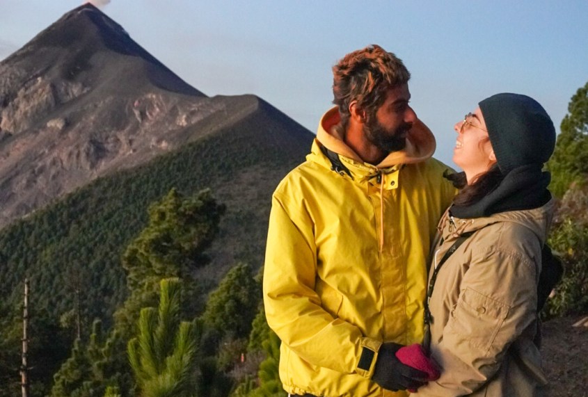 Top pf volcano acatenango