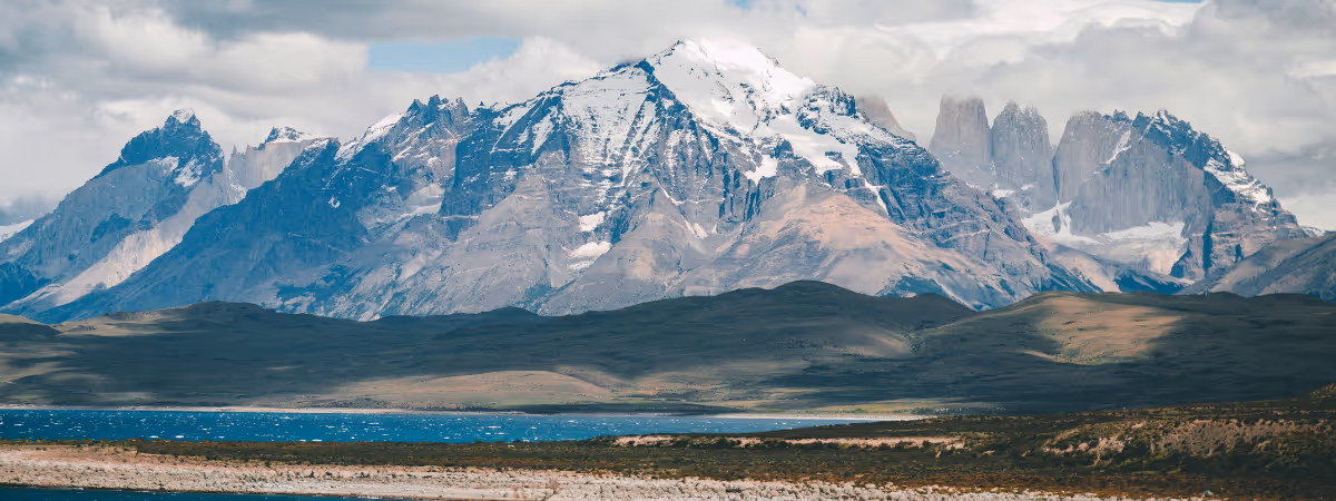 Snowy mountains in Chile